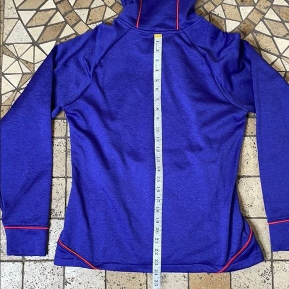 Cabela’s Womens Long Sleeve Polyester Hoodie Sweater Blue Size Medium - Picture 9 of 14